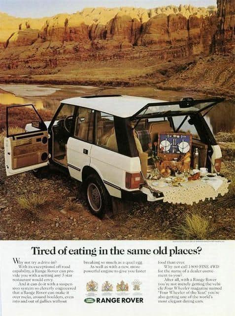 Sales letter range rover - esempio copywriting lettera di vendita 