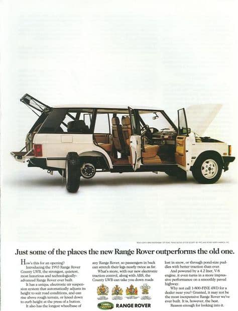 dimostrazione drammatica - sales letter ranger rover - come scrivere un pezzo di copy efficace