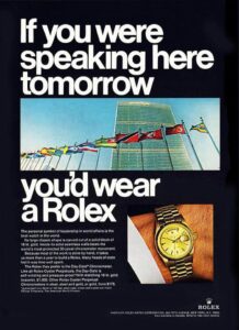 esempio copywriting di successo - rolex