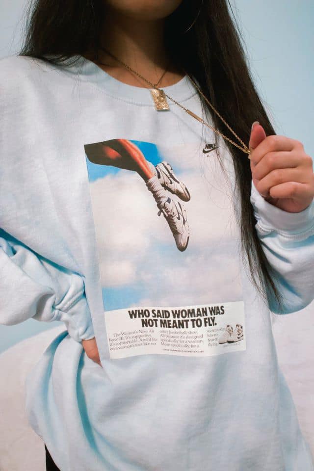 differenziazione esempio copywriting - nike donne