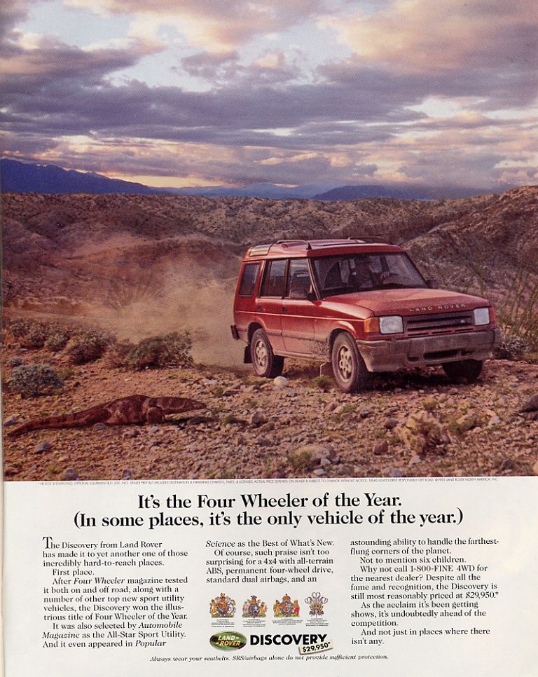 esempio pratico copywriting - sales letter della range rover