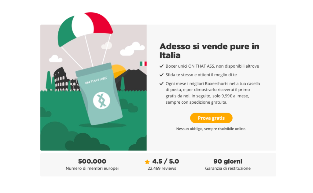 Lancia la Tua Membership di successo in Italia come ha fatto ON THAT ASS